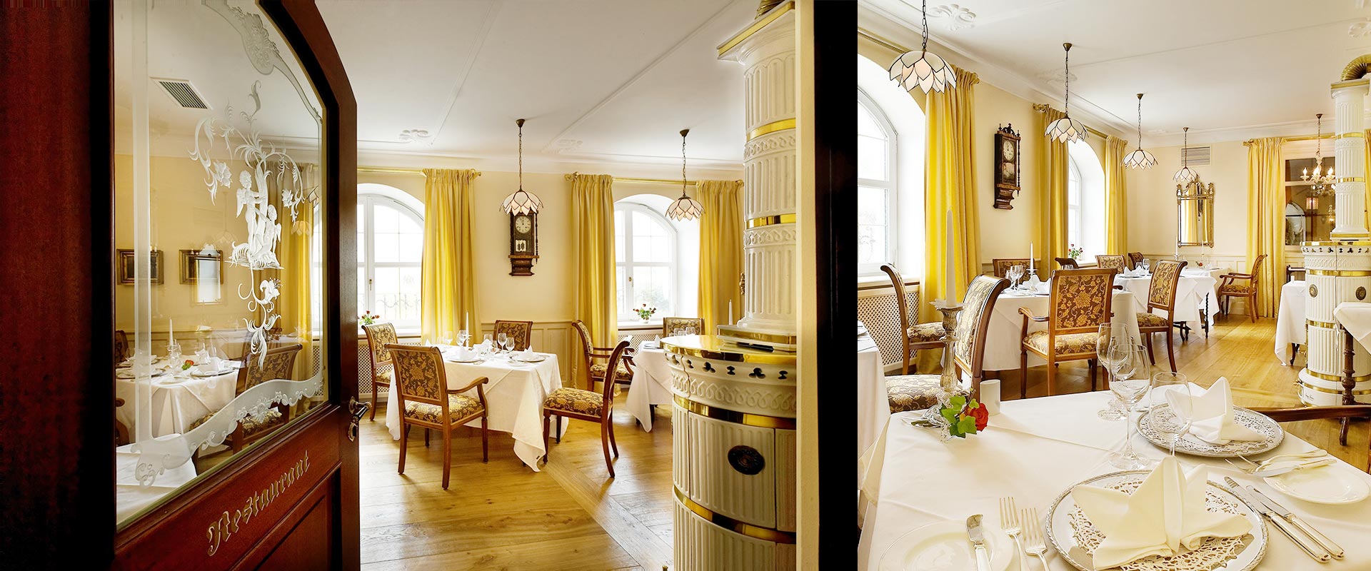 Restaurant im Romantik Hotel Fürstenhof in Landshut
